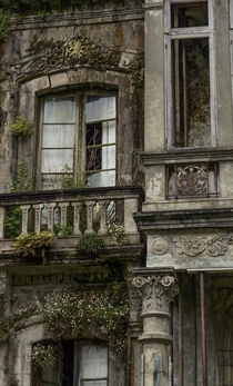 Detail of an abandoned mansion in northern Spain 