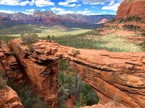 Devils Bridge Sedona Arizona in early March My heart aches for these views 