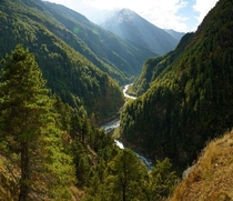 Dhubh Kosi River in Sagarmatha National Park 