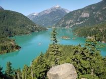 Diablo Lake in Washington USA 