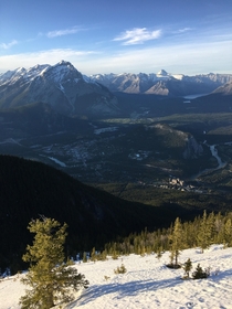 Didnt hiked  Miles or got mauled by a bear for this pic just took the gondola on Mt Sulpher overlooking Banff 
