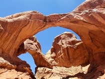 Double Arch Arches National Park - Moab Utah 