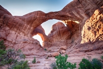 Double Arch at Arches National Park Moab UT 