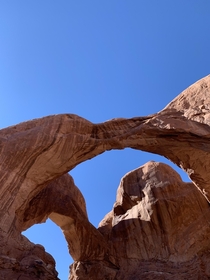 Double Arch in Arches National Park Utah 