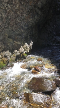 Downstream from Zapata Falls Colorado United States 