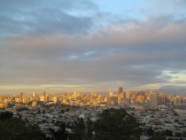 Downtown San Francisco from Corona Heights 