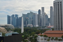 Downtown Singapore seen from Beach Road 