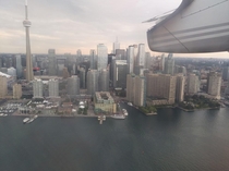 Downtown Toronto As Seen Leaving City Airport