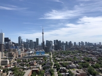 Downtown view from work in Toronto