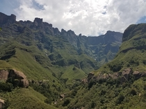 Drakensburg Mountains at Royal Natal National Park South Africa 