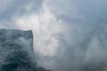Dramatic weather in the Slovenian Kamnik Alps 