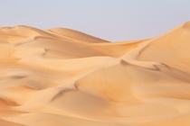 Dreamy sand dunes of Empty Quarter UAE 
