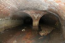 Dried Up Underground River Tunnel West Sussex UK 
