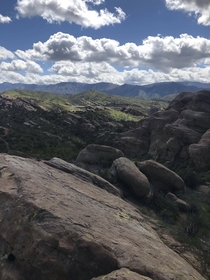 Drove roughly min from my house and walked another min to take this slightly above average view of Vasquez National Park 
