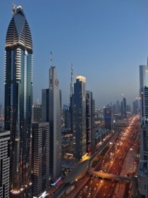 Dubai Balcony night 