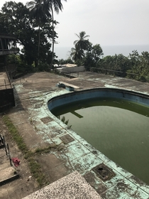 Ducor Hotel swimming pool Liberia West Africa Last used 