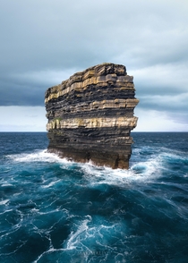 Dun Briste the Broke Fort sea stack Ireland 