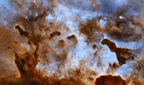 Dust Pillars in the Carina Nebula 