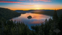 Each sunrise over Emerald Bay is a surprise You just never know how itll look but always know itll be stunning Lake Tahoe CA 