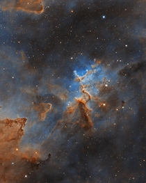 EAPOD May nd  Melotte  in Hubble Palette  Ioan Popa
