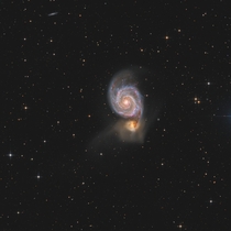 EAPOD th April  Messier   The Whirlpool Galaxy  Bart Delsaert