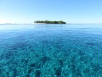 Earth is mostly blue Kwajalein Atoll Marshall Islands   x 