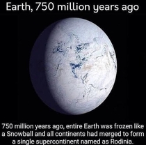 Earth  million years ago