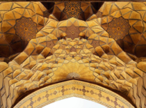 East Iwan gate of Masjid-e-Jmeh Isfahn Iran  designer unknown