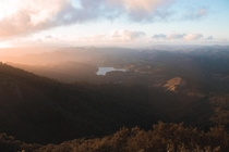 East Peak Sunset - Mount Tamalpais California 