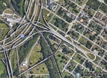 East St Louis has such a high crime rate that the Illinois Department of Transportation built a u-turn on the cities off ramp to ensure that you do not make a mistake entering the area
