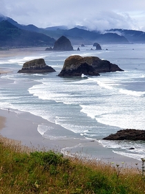 Ecola State Park overlooking Cannon Beach 