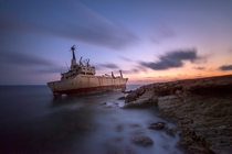 Edro III Shipwreck in Cyprus  by Charles Charalambous