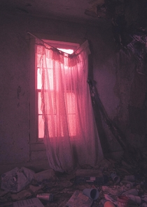 Eerie Abandoned Window 