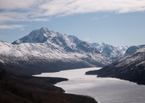 Eklutna Lake Alaska USA 