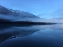 Eklutna Lake in Eklutna Alaska x OC