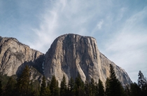 El Capitan in early March Yosemite Valley California 