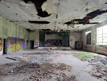 Elementary school auditorium  years after closing