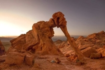 Elephant Rock Valley of Fire State Park Nevada USA 