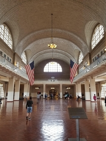 Ellis Island intake hall  This place literally seeps history from its walls One of my favorite places Ive visited