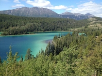 Emerald Lake in Yukon Territory 