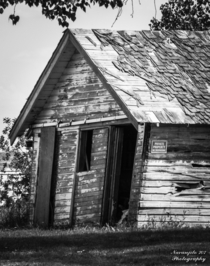 Empty home in a Ghost Town Alberta Canada