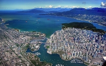 English Bay and beyond Vancouver Canada 