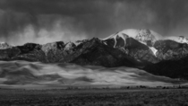 Entering The Great Sand Dunes National Park Colorado USA 