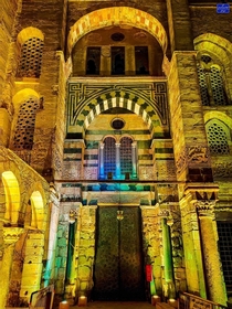 Entrance of the Funerary Complex of Sultan al-Mansur Qalawun  Cairo EGYPT