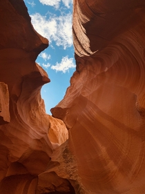 Entrance to Antelope Canyon Page AZ 
