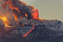 Etna during the eruption 