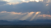 Evening light Wyoming 