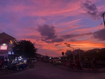 Evening sky in Hoi An Vietnam