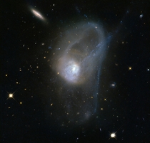 Evolution in slow motion - merging galaxies known as NGC  