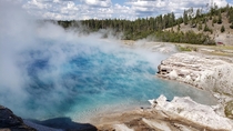 Excelsior Geyser Crater at Yellowstone National Park OC 